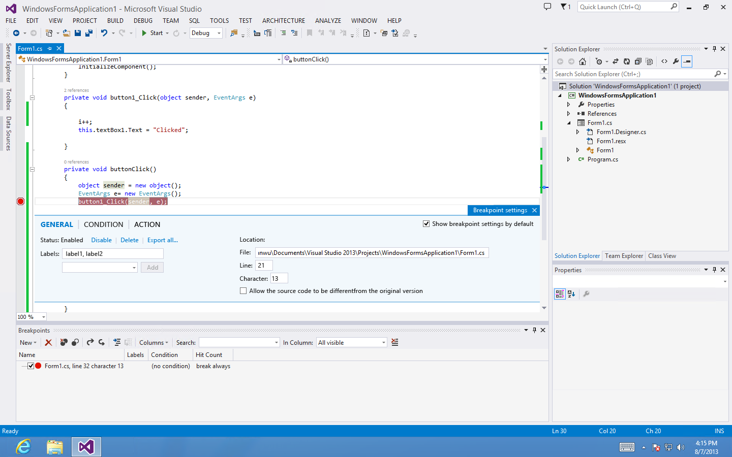 Breakpoint Early Idea 5